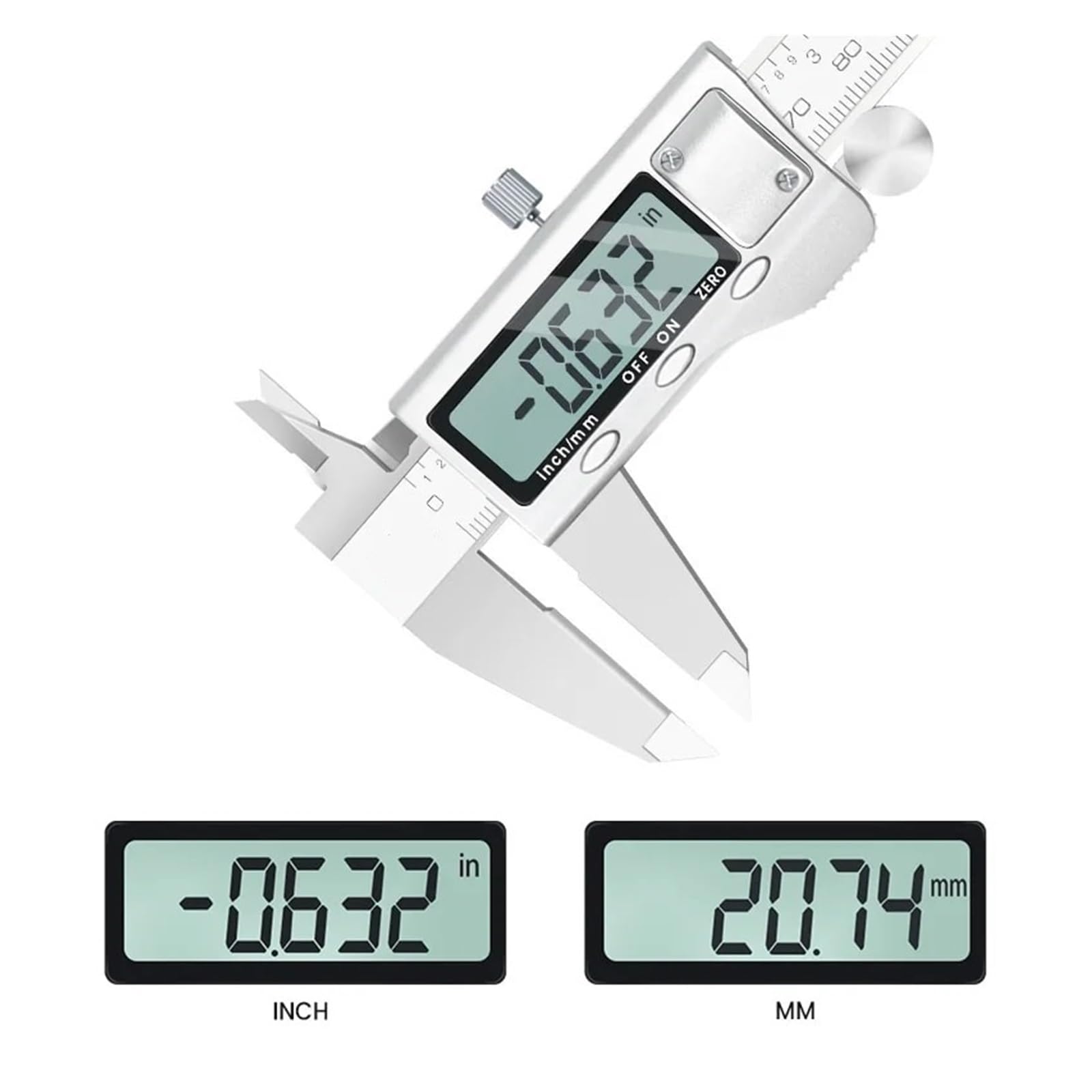 suwmiarka cyfrowa, Wodoodporny cyfrowy wielofunkcyjny 0,01 mm w wielu rozmiarach