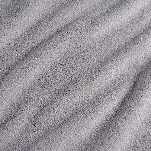 Berkshire Blanket Microfleece King Size Bed Blanket Chateau Gray,Lightweight Soft Breathable Plush Micro Fleece Blanket for Bed Couch Sofa,90x108 Inches by Berkshire Blanket - Image 4