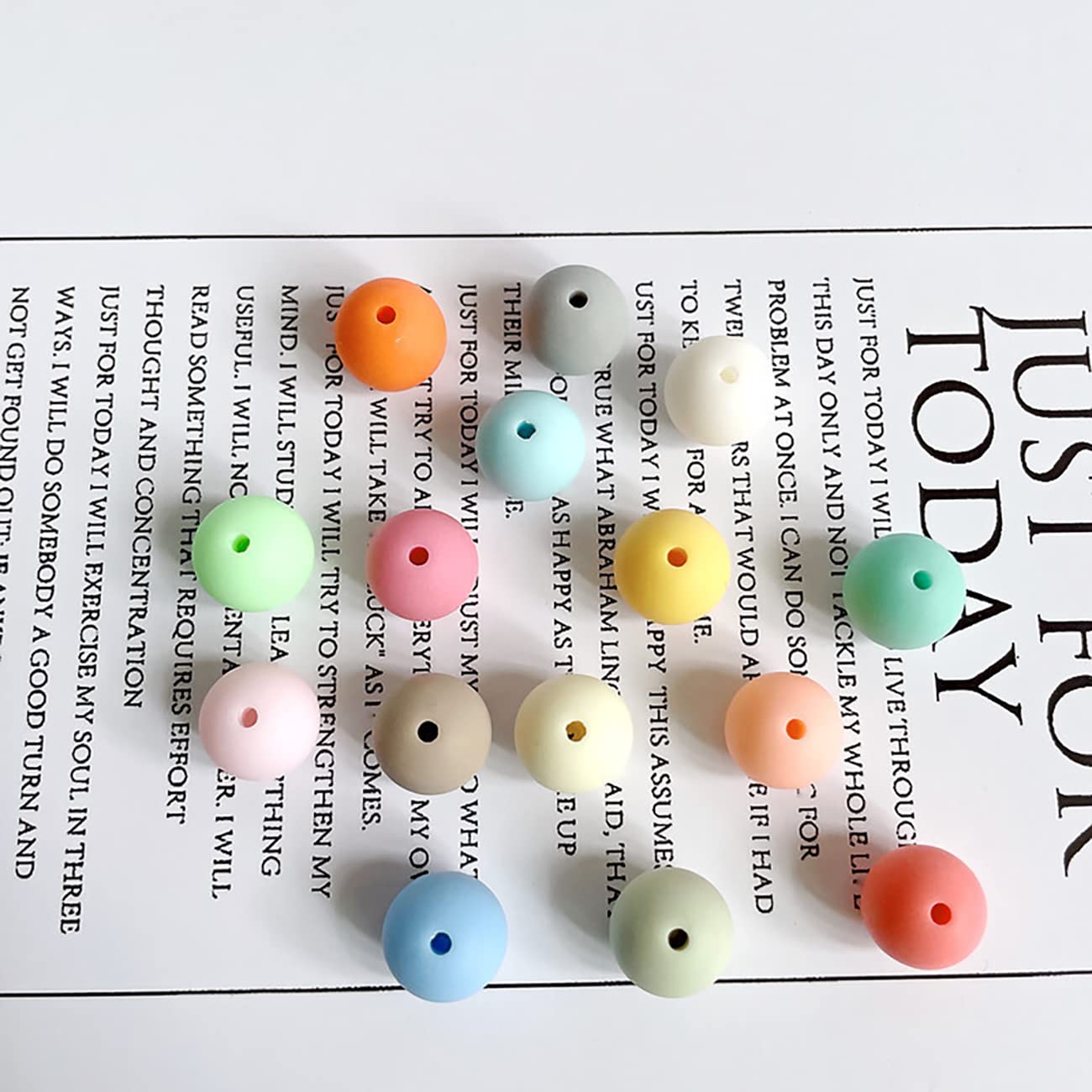 Amazon.co.jp: Decoendiy アクリルフロストビーズ100個 16mm 