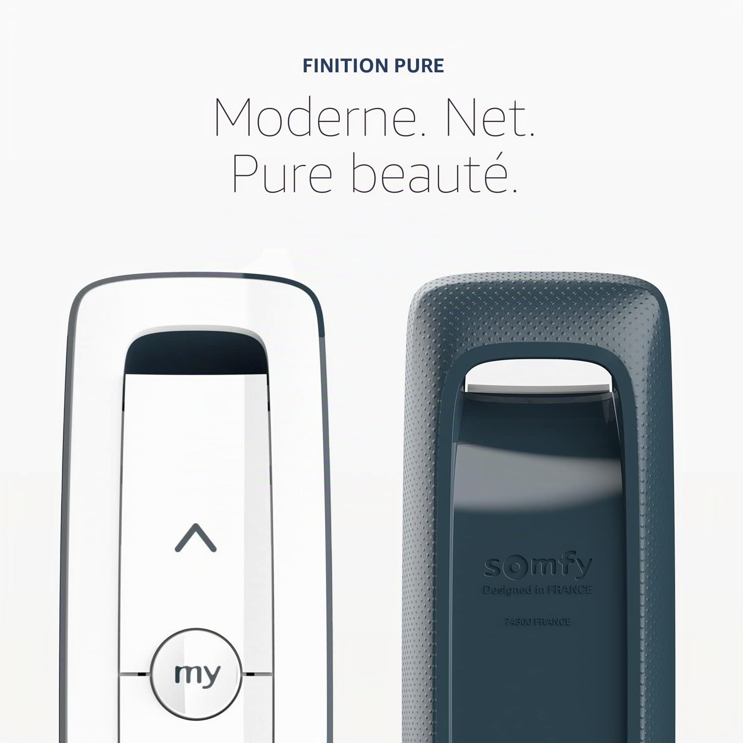 Somfy Situo 1 Pure - 74300 RTS - Contrôle abat-jour motorisé ou groupe nuances - Omni-directionnel, enregistre position préférée, blanc élégant - #1870571