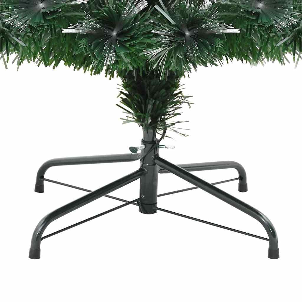Künstlicher Weihnachtsbaum 120 cm Grün, PVC, Art Deco Design, Mehrfarbige LED-Lichter, Für Innen- & Außenbereich, USB-Stromquelle, 60 x 60 x 120 cm