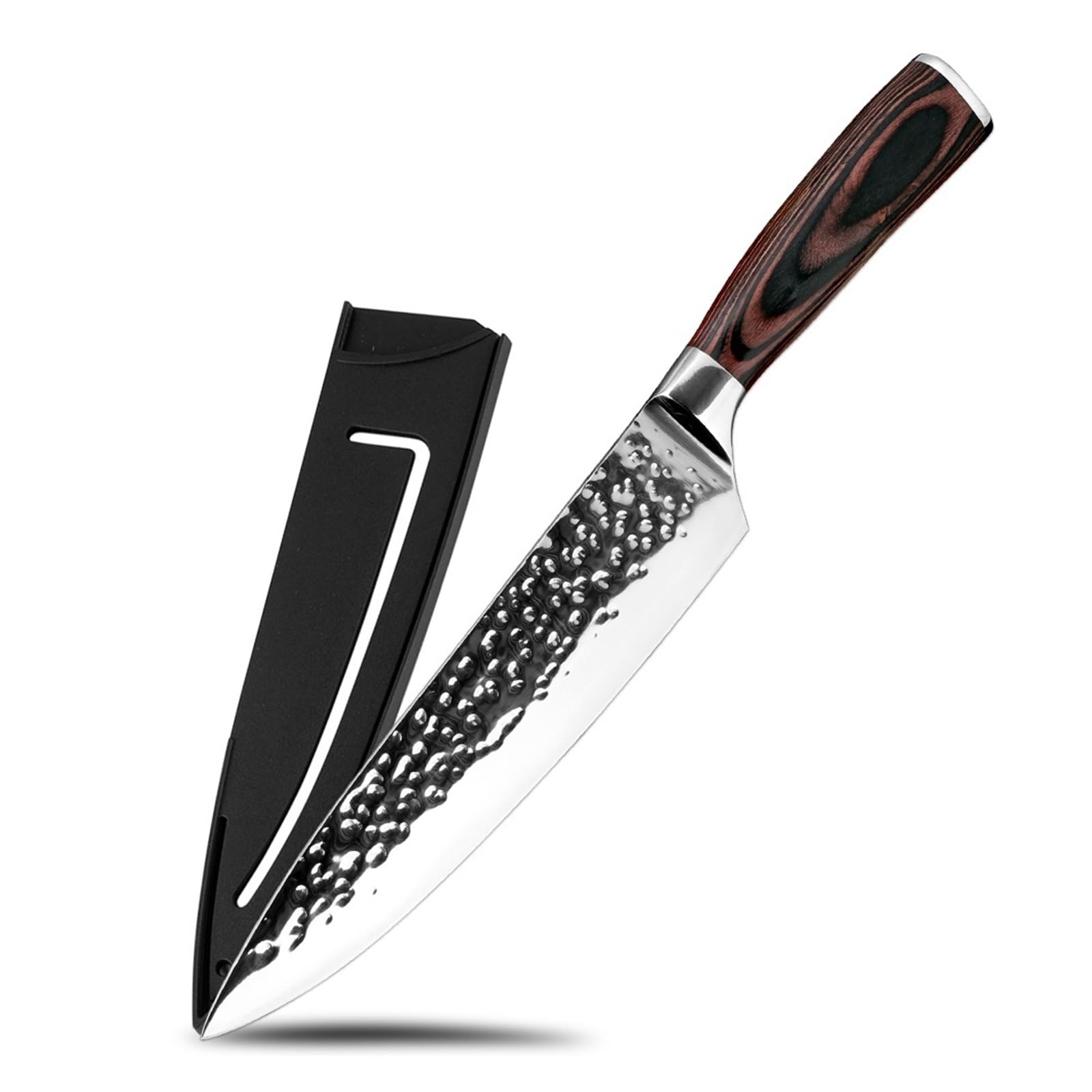 Ostre noże kuchenne 8 "Santoku nóż szefa kuchni damasceński wzór tasak noże do krojenia cięcia warzyw i nóż do gotowania mięsa