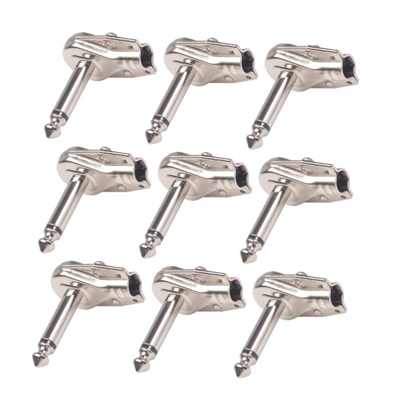 Toyvian 20stücke Effektpedal Verbindungskabel Adapter Für Gitarrenpedal-board Silberne Für Signalübertragung Und Platzsparende Nutzung
