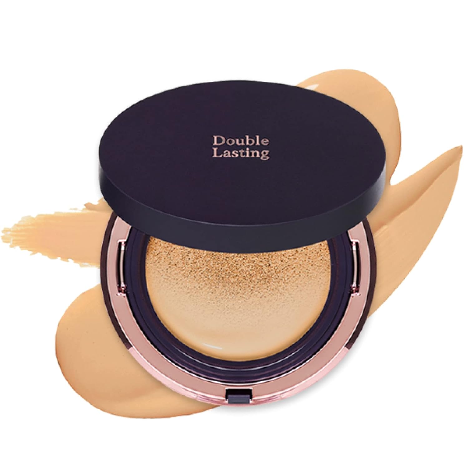 ETUDE Double Lasting Cushion Matte #23N1 Sand SPF50/PA++ | 24 Hours Long-lasting, Lightly Covers Your Face And Creates Clean, Soft Skin | Korean Makeup