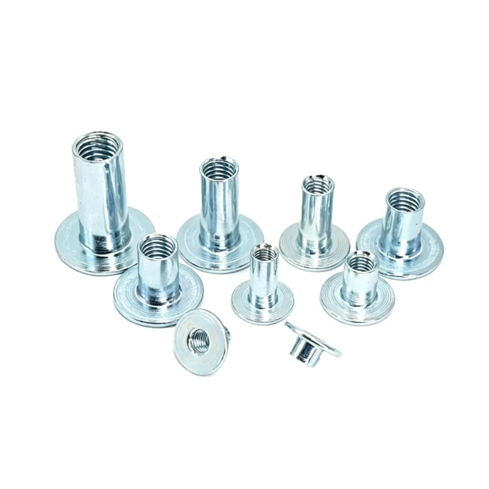 ZS Hardware Spawane nakrętki stalowe M4-M12 typu T ze stali węglowej z otworem przelotowym(M4x6-100pcs)