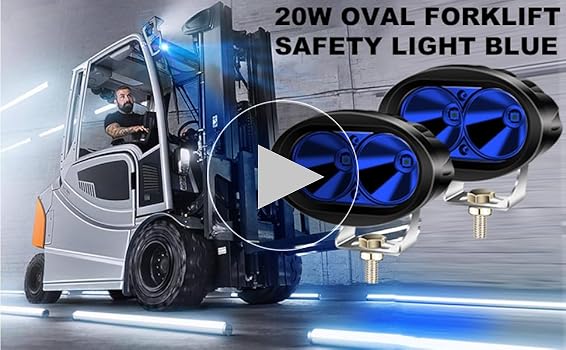 Amazon.com: Biqing 2PCS Blue LED Forklift Safety Light