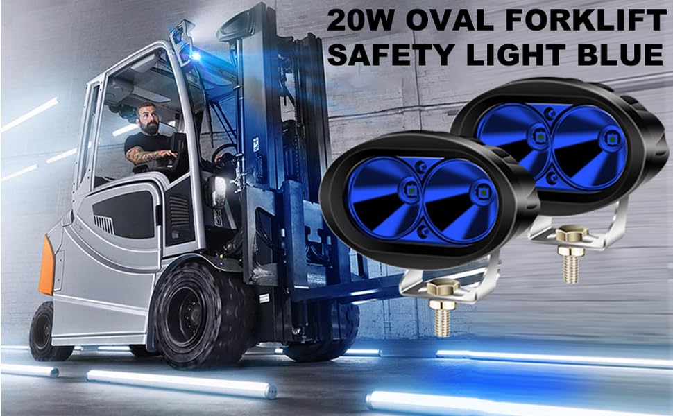Amazon.com: Biqing 2PCS Blue LED Forklift Safety Light