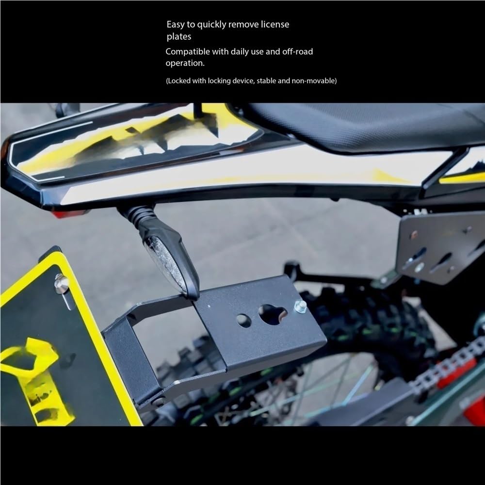 Support de plaque d'immatriculation moto Surron Ultra Bee support feu arrière accessoires - 5