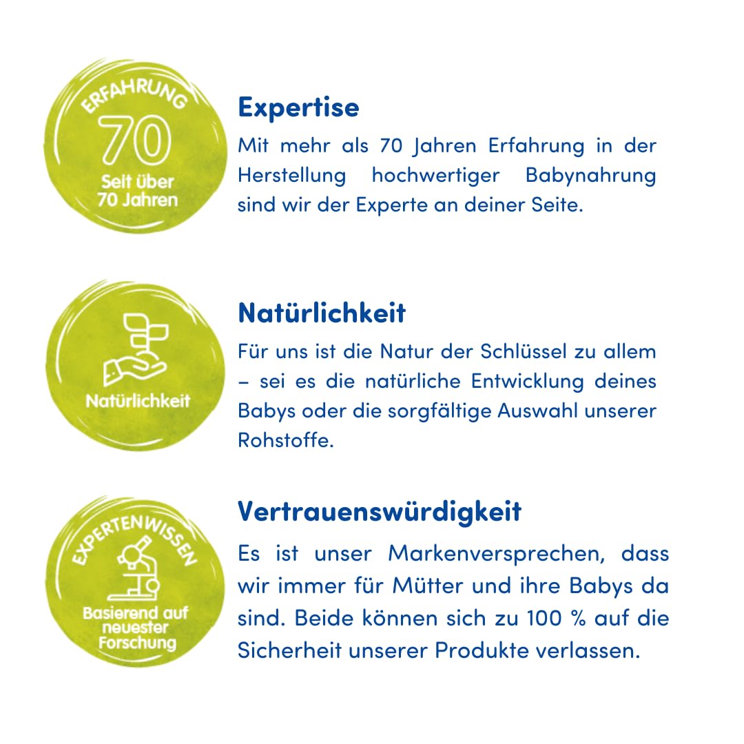 Humana PROBALANCE Folgemilch 3, ab dem 10. Monat, Babynahrung im Anschluss an das Stillen, einer Anfangsnahrung oder einer Folgemilch 2, ideal zum Zufüttern, 4 x 750 g