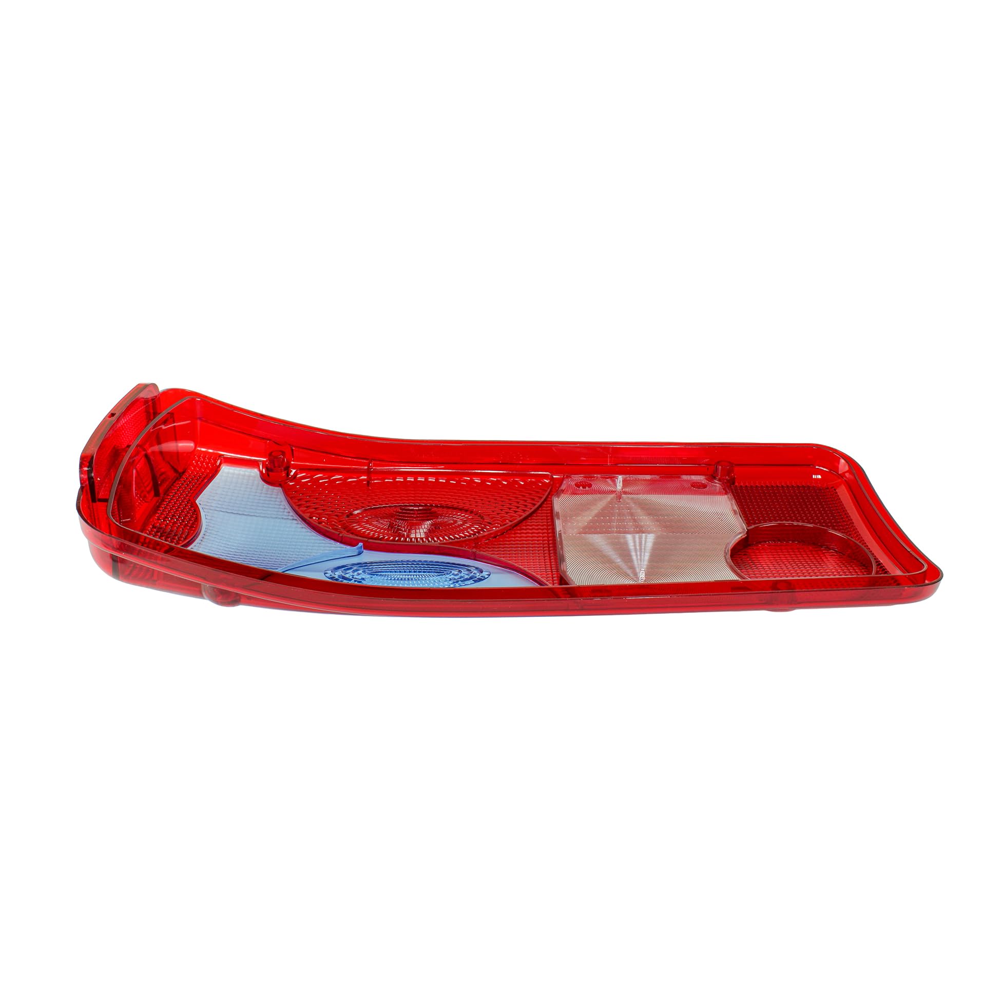 Generisch Lichtscheibe Glas Ersatzglas Heckleuchte Links Rechts für Scania MAN TGA TGL TGM TGS TGX Crafter Sprinter LKW Anhänger Rot Blau Kunststoff mit E-Prüfzeichen