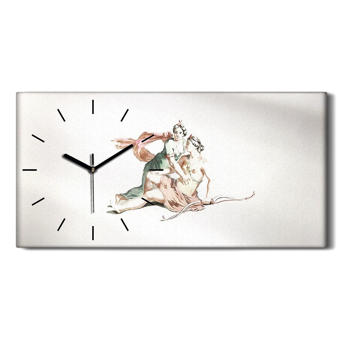 Horloge sur Toile Silencieuse Ne Pas Tic Tac pour Chambre 60x30