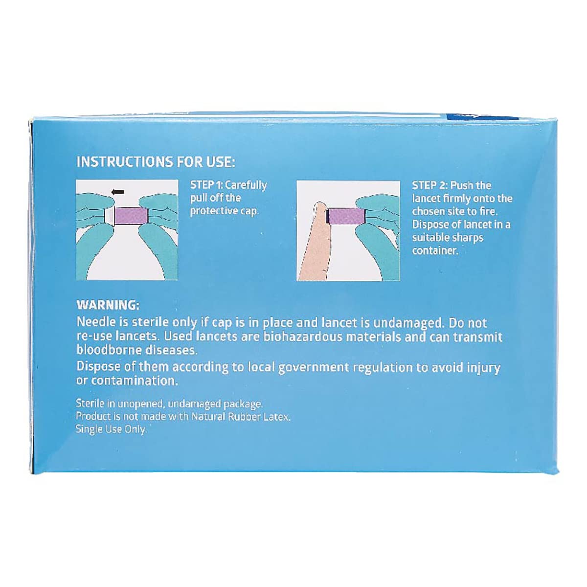 Medline - Lancetas de seguridad (28 g x 1,8 mm, 200 unidades)