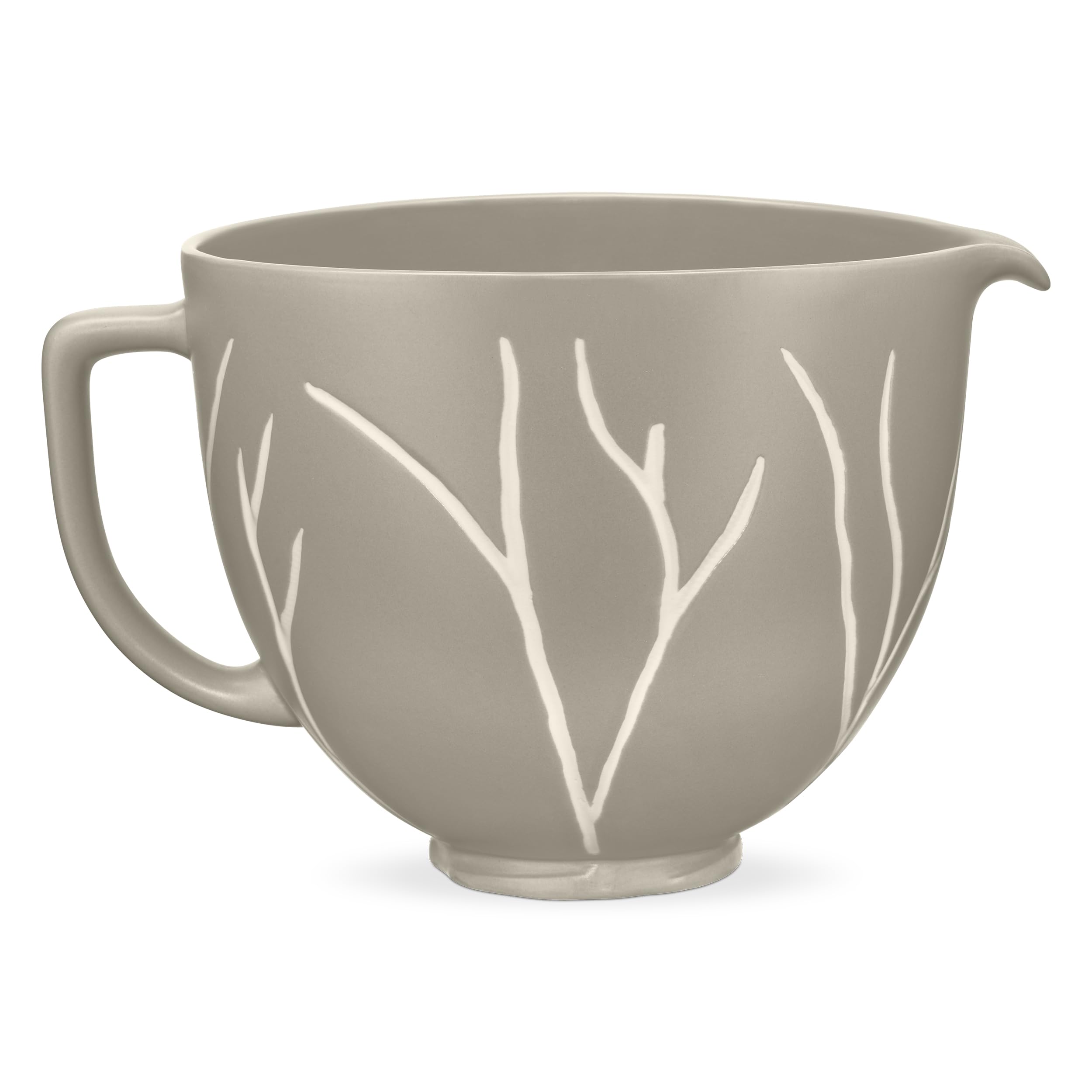 KitchenAid 5 Bare Leaves, KSM2CB5BL 4.5-5 Quart Ceramic Bowl