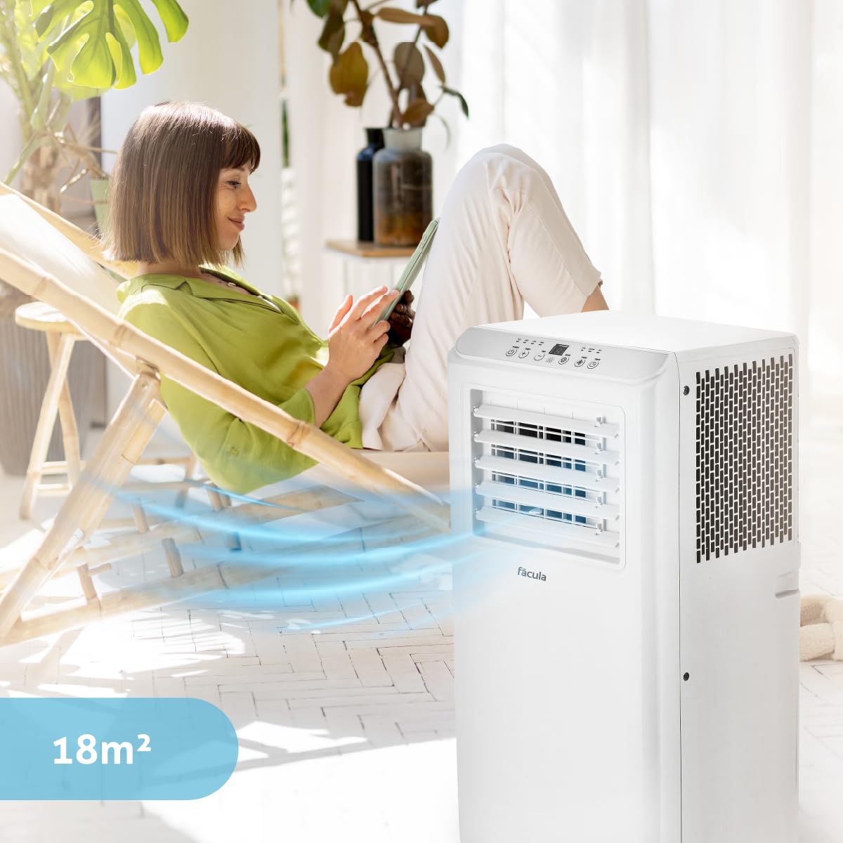 TAD Condizionatore Portatile 3 In 1 - Raffreddamento, Deumidificazione E Ventilazione Con Telecomando E WiFi - Foto 9