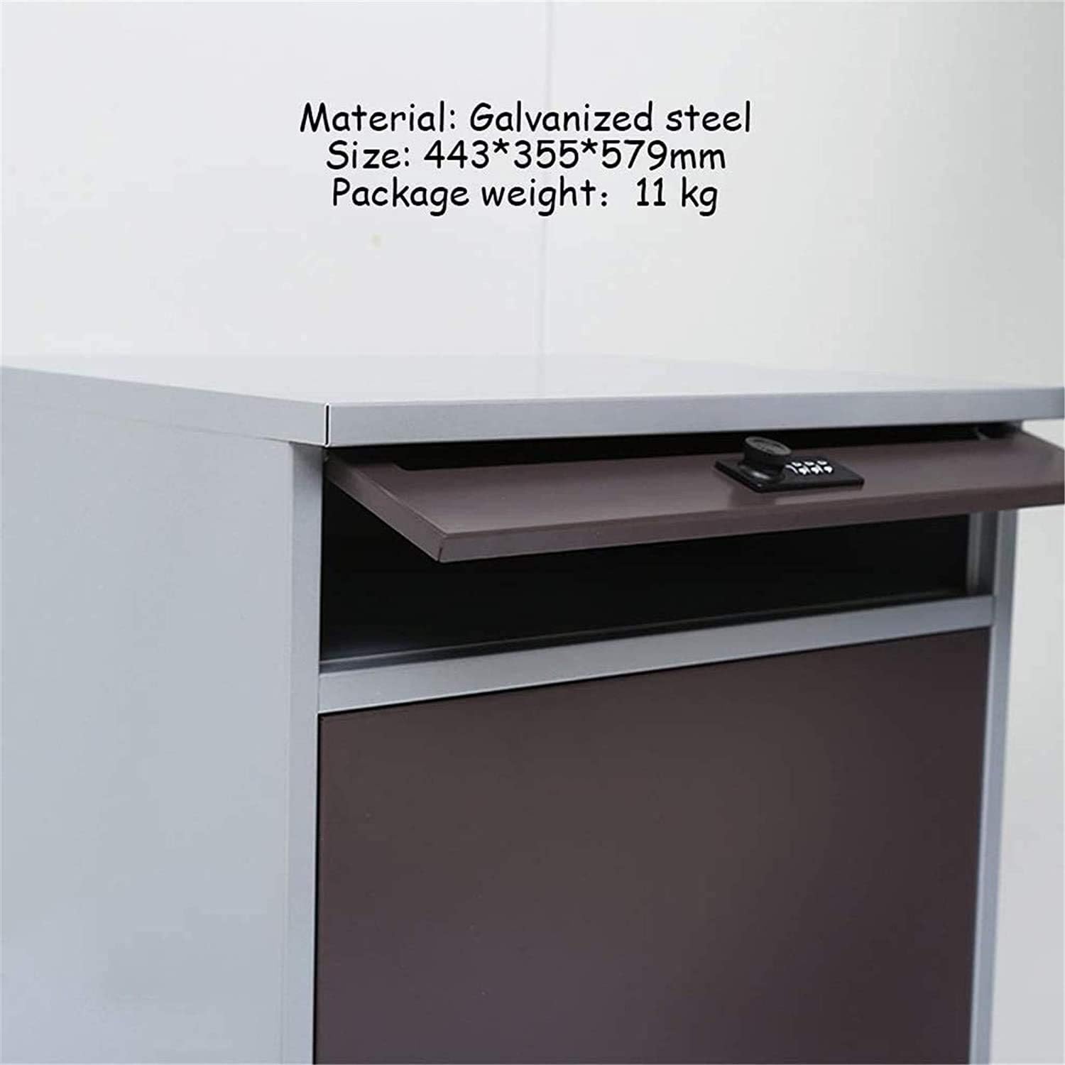 Post Boxes Letter Box Outdoor Mailbox Anti-Theft Post Box with Lock Office Storage Cabinet Home Lockable Mail Box