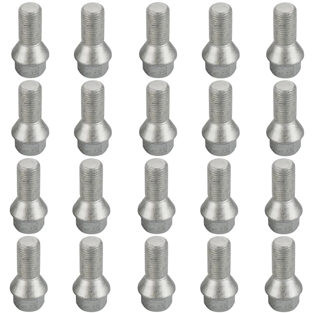 Bulloni delle Ruote per MG 5ZS Pilot 6HS Sharp, bulloni Ruota M14x1,5 esagonali da 17 mm, Lunghezza Filettatura 46 mm, Lunghezza Filettatura 24 mm