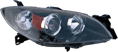 Miniatura 3 de EPIC LIGHTING Conjunto de faros delanteros de repuesto estilo OE compatible con Mazda 2004-2009 3 MA2518108 BN8P510L0C Lado izquierdo del conductor