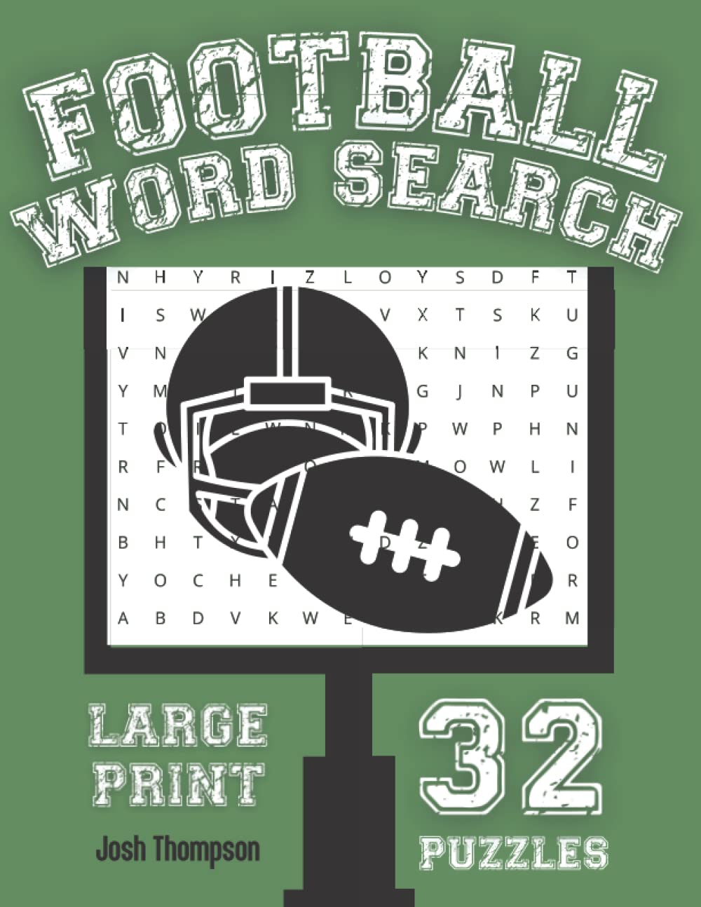 Football Word Search Book: Word Search Football Book - 32 Puzzles Total