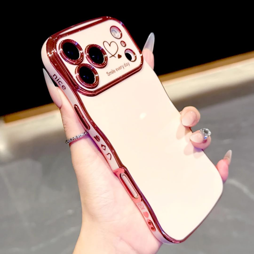 Coque ondulée plaquée pour iPhone 17 et 16 Pro Max - 6
