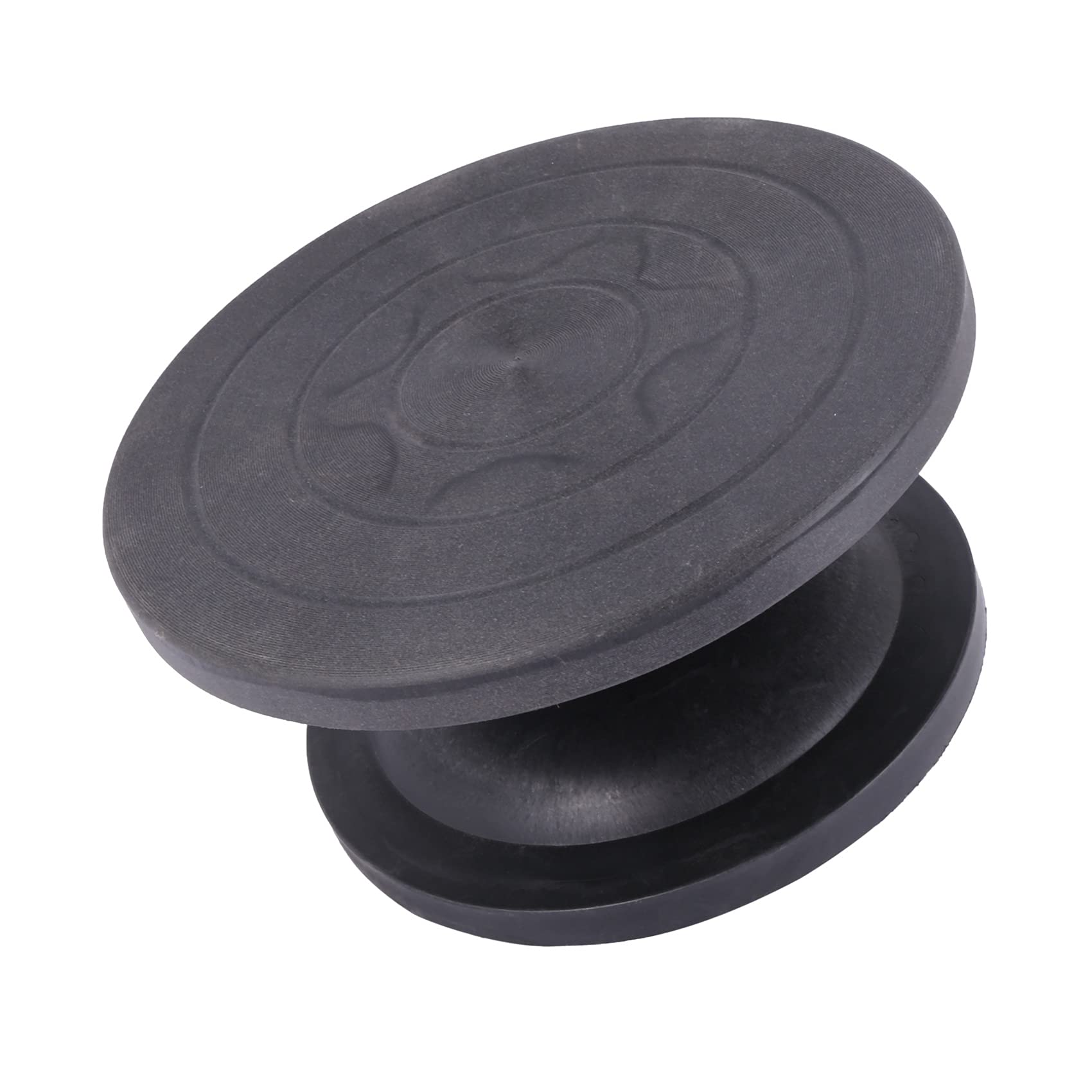 Giratorio Escultura de Arcilla Giratoria CeráMica de Modelado Tocadiscos MultifuncióN Placa Giratoria Mesa de Talla Rueda de CeráMica Negro