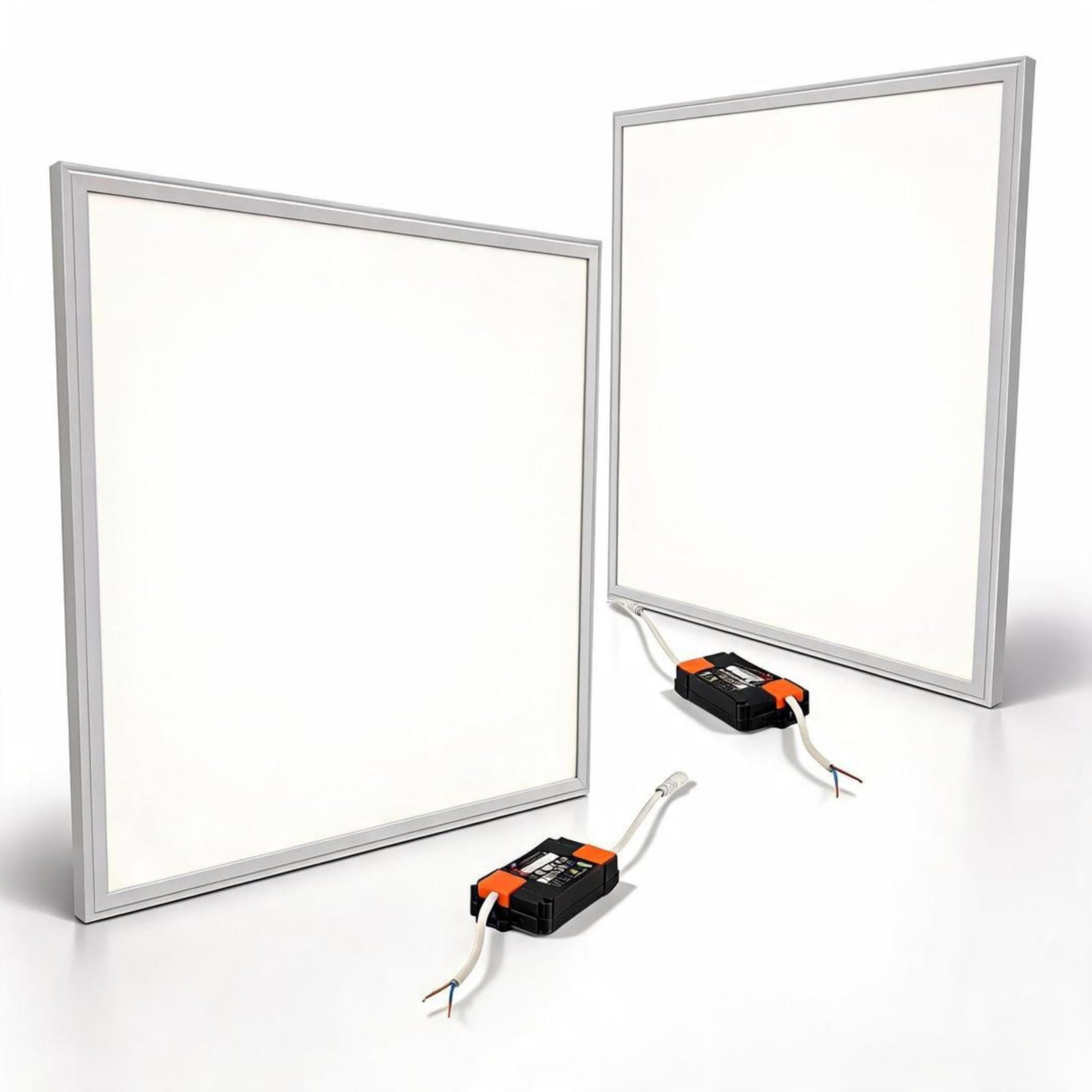 SDFIXINGS LED Ceiling Light 36W Square Panel 4000K Cool White 3200LM Bright Indoor Light for Office, Kitchen, Bedroom, Hallway, Living Room, Ultra-Slim 595x595x32mm Flush Mount Fixture (Pack 2) โ image 1