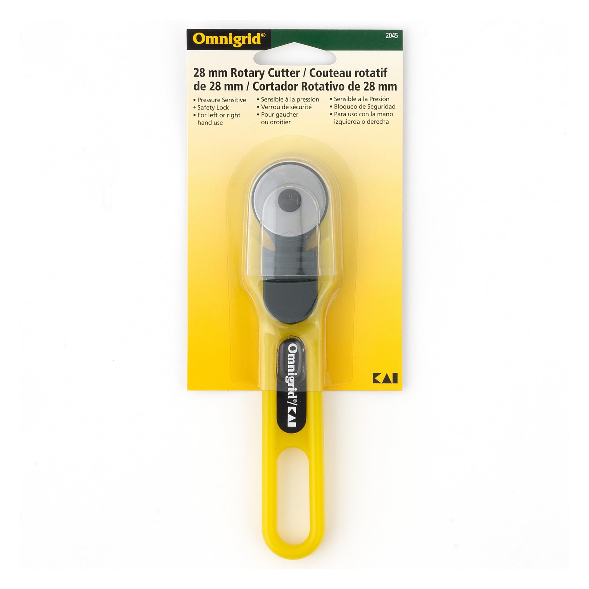 Cutter rotatif 28 mm pour couper le tissu sans effilocher ni dévier