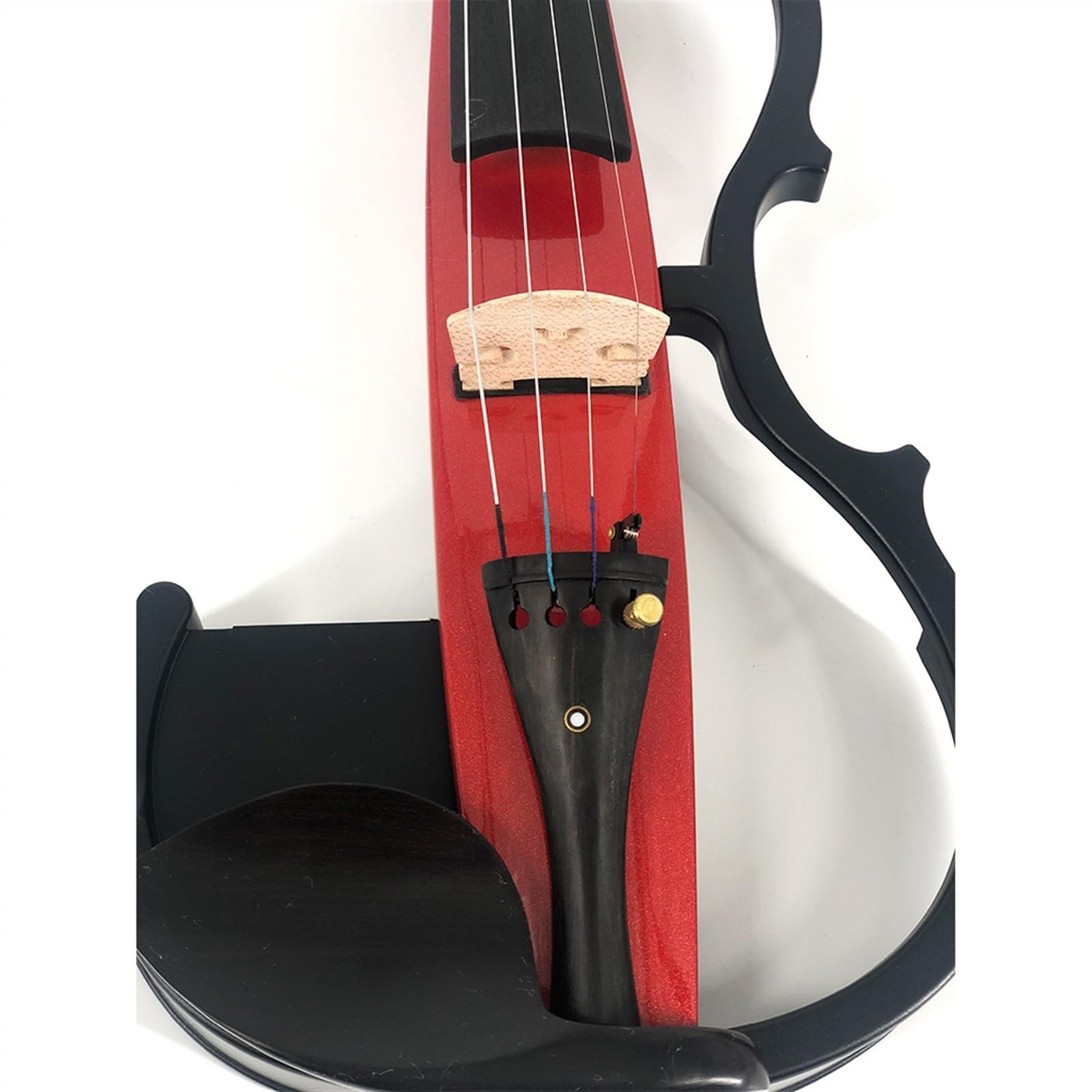 Geige Professionelle Elektronische Violine Mit Anschlusskabel Und Kopfhörer Rote Violine