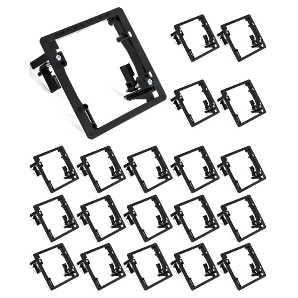 Plaques de plâtre Cosmin lot de 20 avec support basse tension pour câble réseau