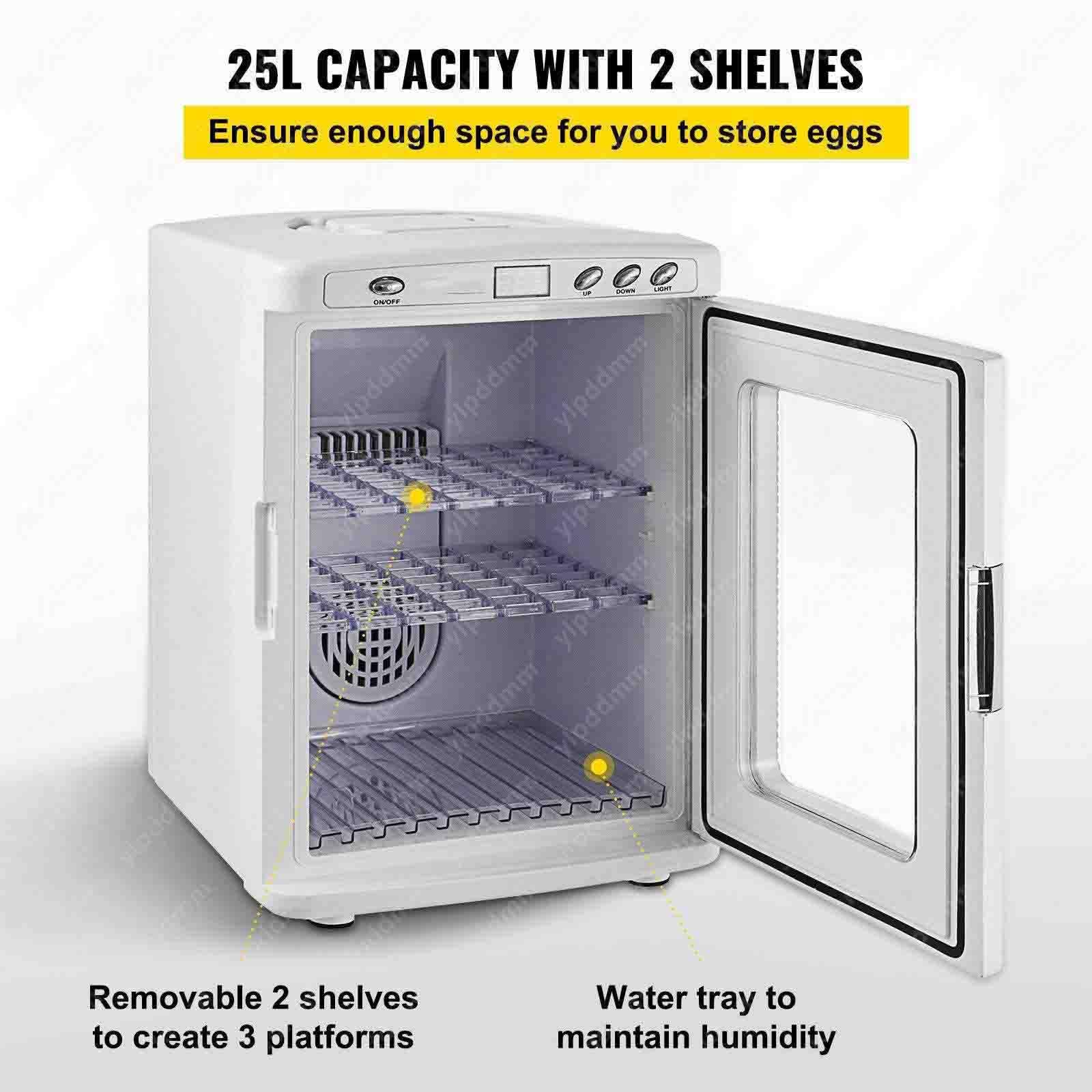 Incubatrice per rettili, controllo preciso della temperatura 36-140°F White | incubatrice for uova di rettili, per Laboratorio e Cova Uova, Scientifico per Piccoli Rettil, per Uova Automatica