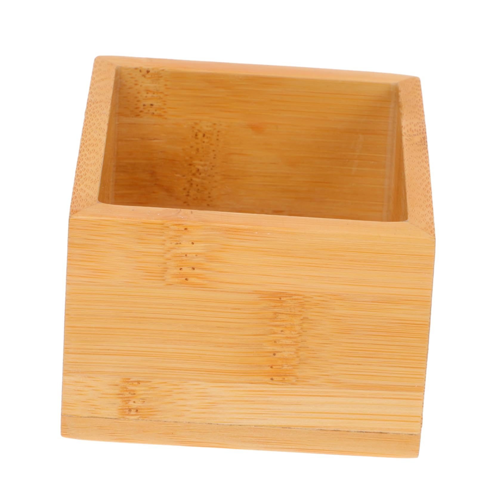 Mobestech 1Pc Wooden Tea Bag Storage Box Multi Function Case for Tea Bags Sugar Packets and Items Elegant Design for Home Kitchen Office Use