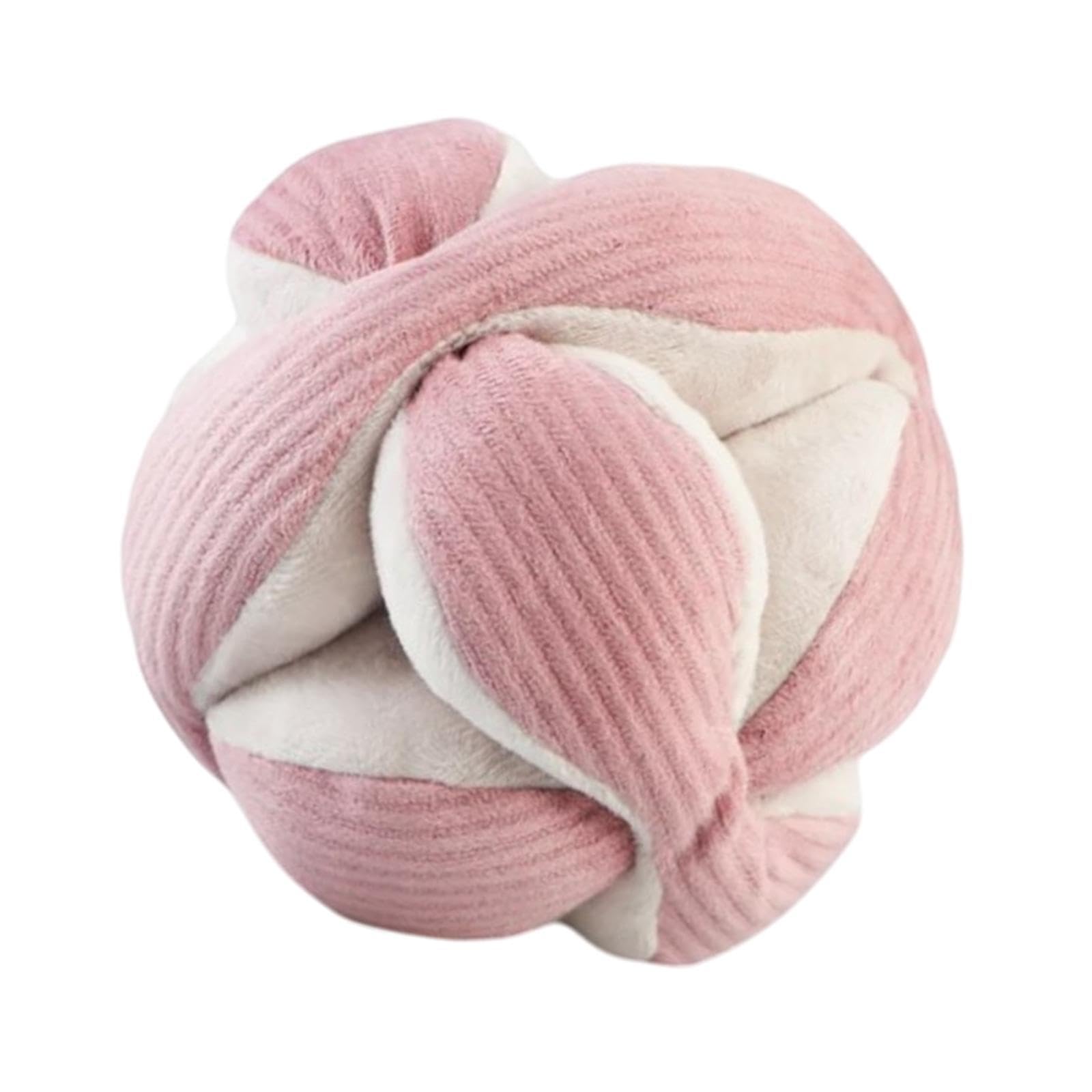 Balle pour Chien Jouet Squeaky Peluche Interactive Chewing Jouet Protecteur Mobilier Stimulant pour Chiens Moyens Adapté Usage Maison Ca, Rose