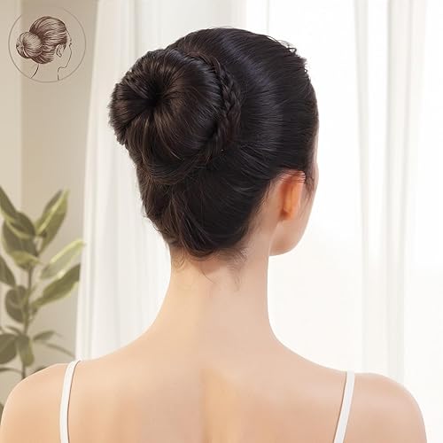 Miniatura 6 de FANDAMEI - 50 horquillas de pelo en espiral, puntas redondas antiarañazos, pasador de pelo de tornillo giratorio para mujer, estilo de moño de