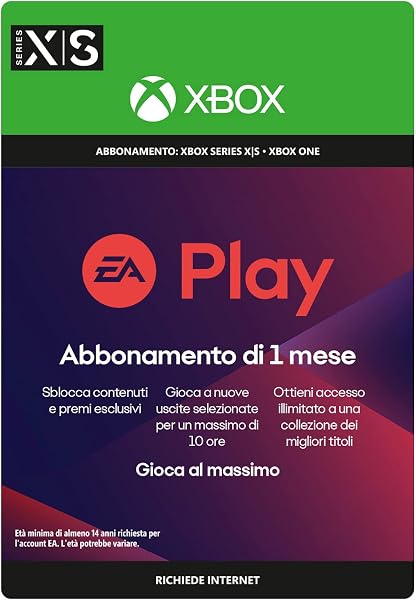 EA Play - 1 Month Subscription | Xbox - Codice download - 1