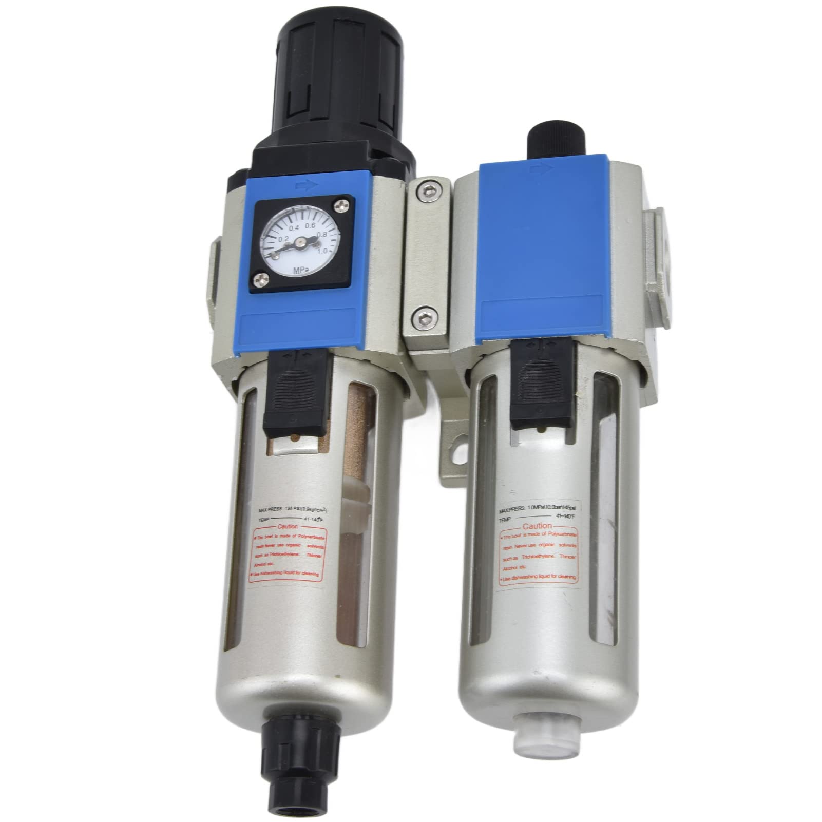 Tbest COMBOSE LUBRATORE TBest, Regolatore di Pressione del Filtro del Flusso del Compressore dell'aria Combinazione Lubritaria (GFC300-15)