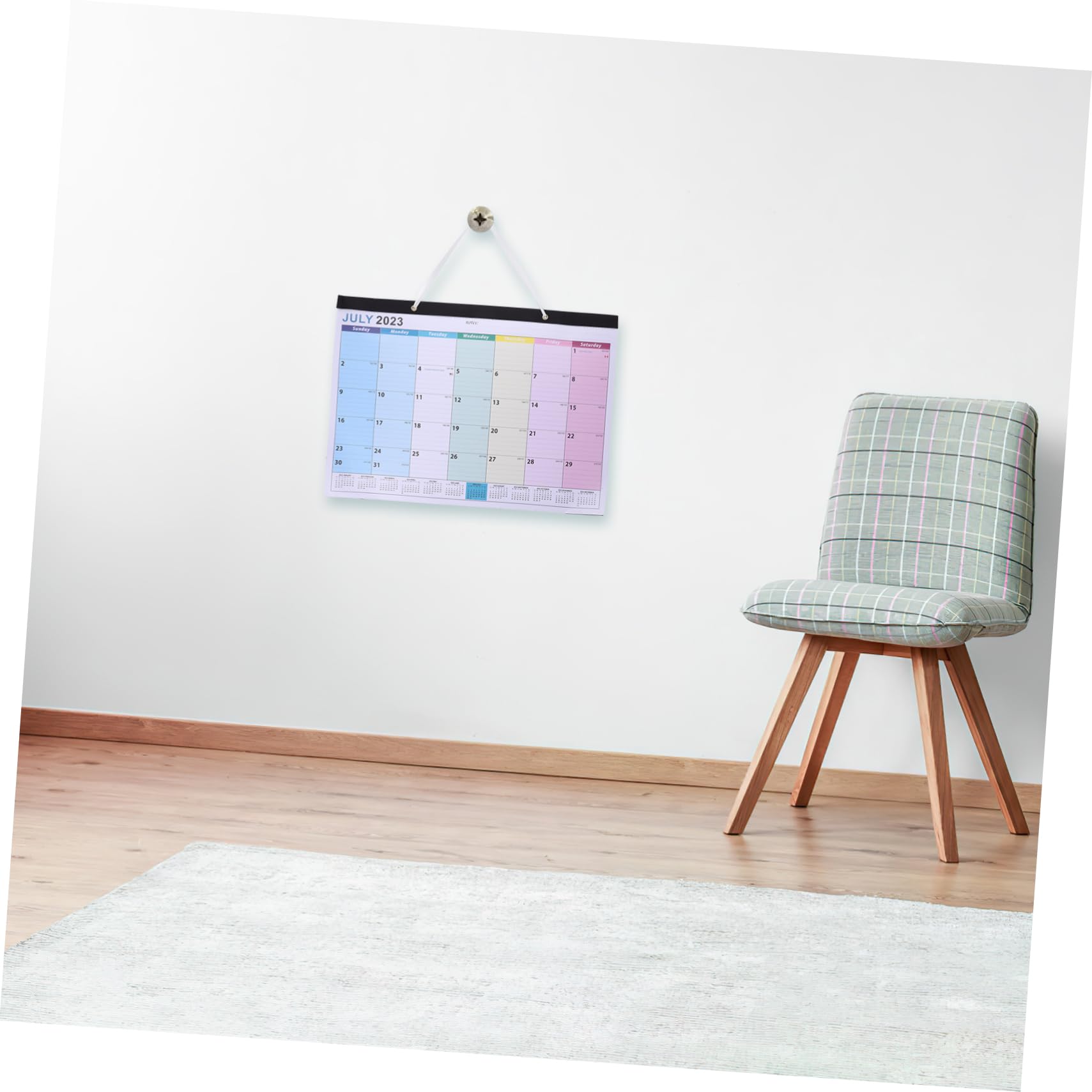 VILLCASE 3stücke Monatlicher Wandkalender Hochwertigem Dickem Papier Für Büro Und Zuhause Europäischer Stil Monate Dekorativ Und Praktisch Planungsunterstützung
