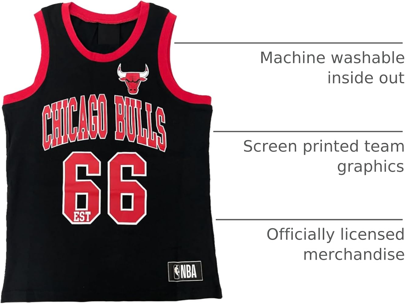Amazon.com: Outerstuff Chicago Bulls Boys Size Est. 1966