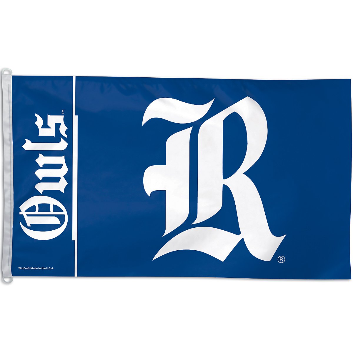 Drapeau Rice Owls 3x5 anti-décoloration avec œillets métalliques solides