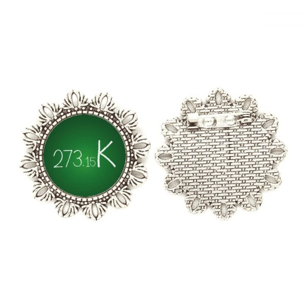 Broche de plata con flor joya vintage Kelvin Art Deco medium 4