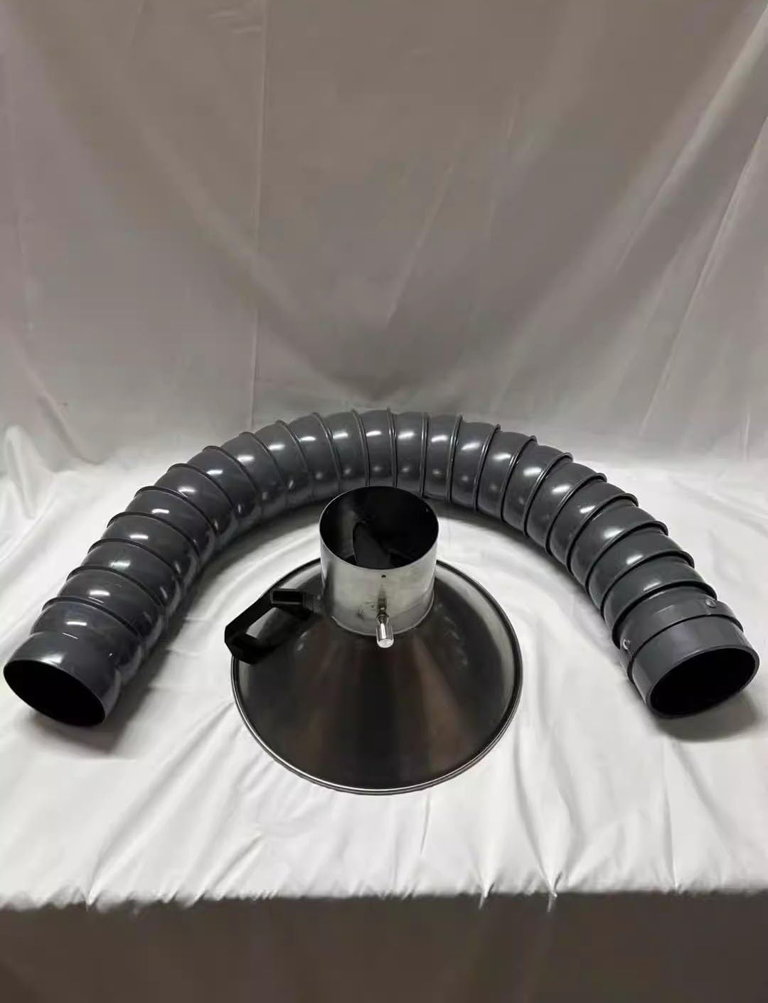 Kit de manguera de extracción de polvo articulada de 360°, brazo colector de conducto flexible para eliminar gases de polvo de humo en taller de fábrica