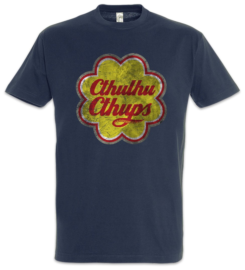 Urban Backwoods Cthulhu Azathoth Uomo T-Shirt Grigio