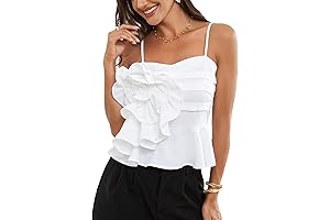 Women's 3D Floral Embroidered Valentine's Day Top