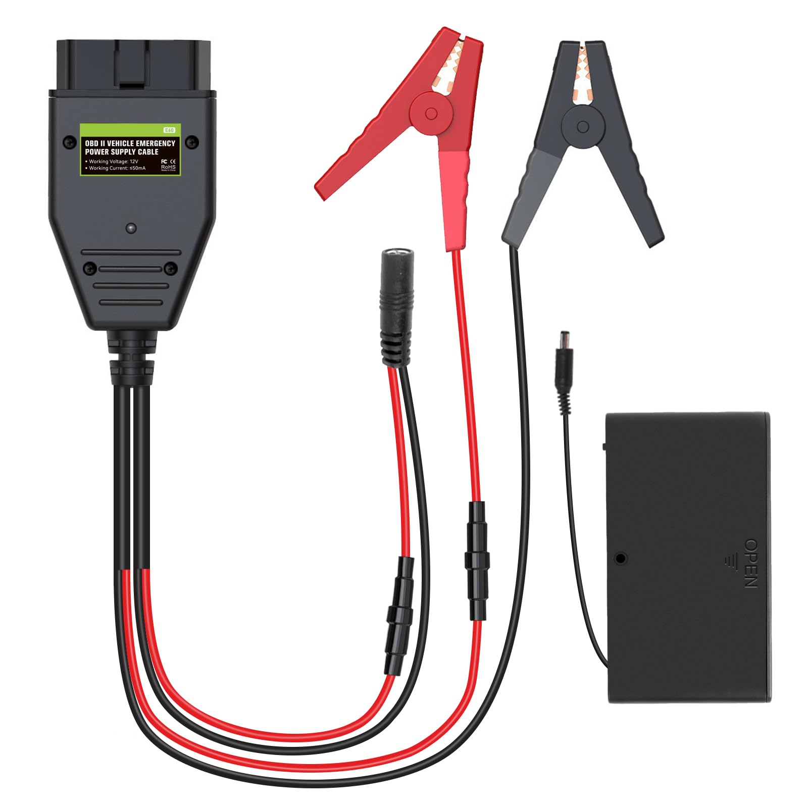 Adapter plug from OBD2 to 3-pin plug for Vespa / Piaggio euro4 - De
