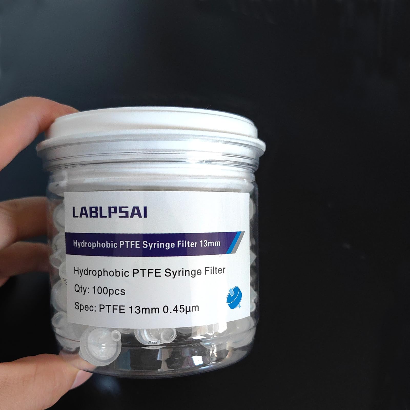 Amazon | LABLPSAI PTFE シリンジフィルター 13mm 直径0.45μm 毛穴