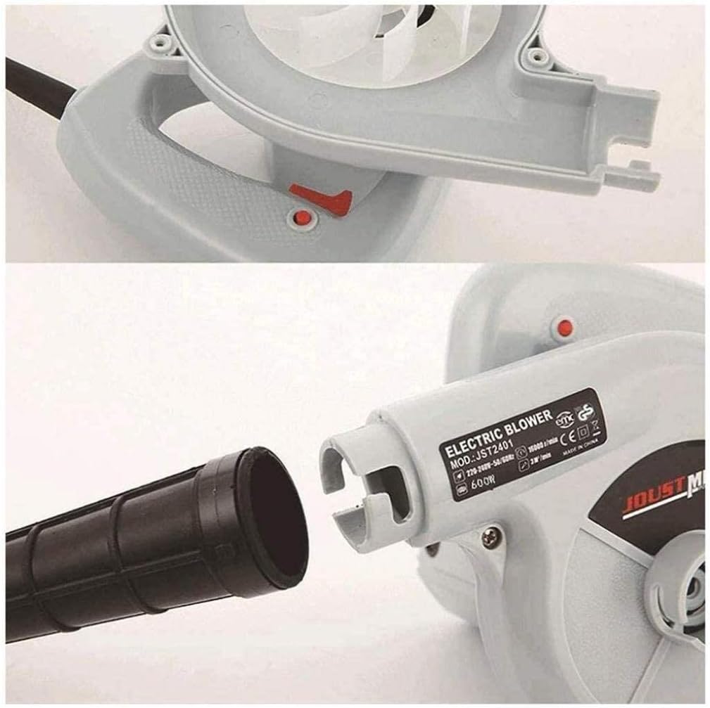 220V Garden Vacuum Dust Collector Blower Automatic Mulching Compacts Leaves in Bag Electric Leaf Blower