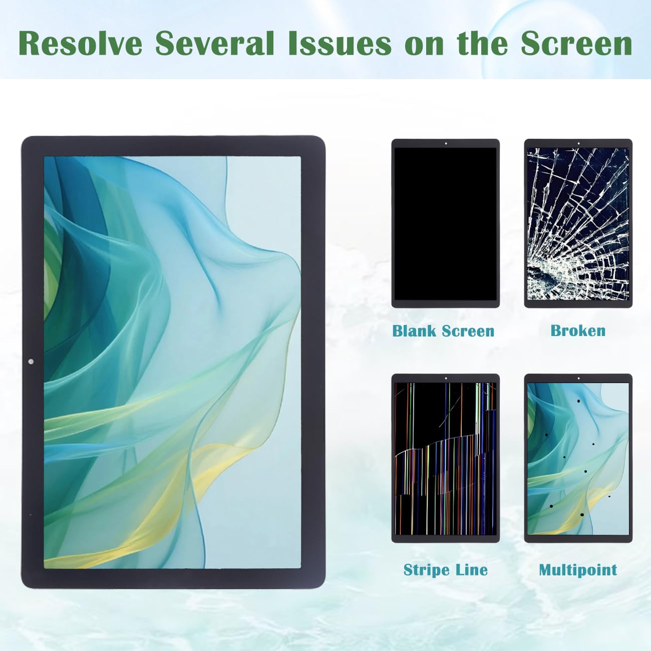 Écran LCD de rechange pour Huawei MediaPad T5 10 AGS2-W09 AGS2-W19 AGS2-L09 avec kit