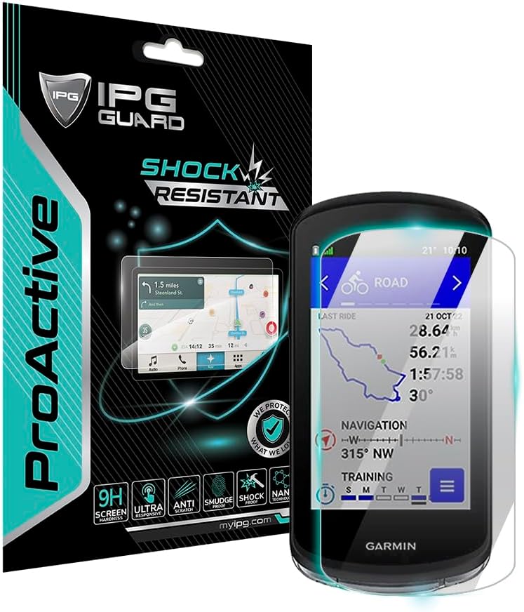 IPG ProActive Made for Garmin Approach R50 Golf Launch Monitor Simulator Display 10" Touch Screen + 10" Sensor 9H Hardness Screen Protector Nano Ceramic Film for AppR50