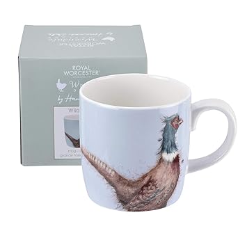 Royal Worcester Wrendale Designs Mug 14 Oz Wild Thing(Pheasant)