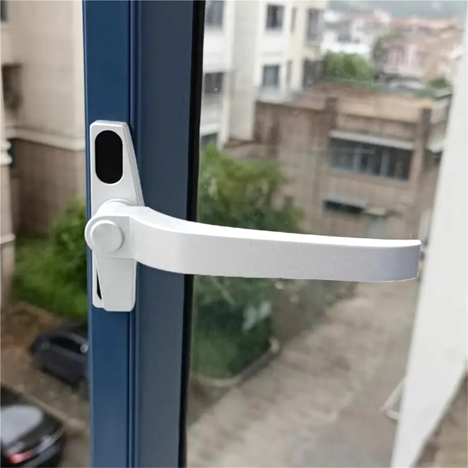 Maniglie per finestre a Battente con Serratura a Chiave, 2 Pezzi, ferramenta per la casa, Leva, Facile Installazione, Cappuccio Decorativo, Accessori per la casa