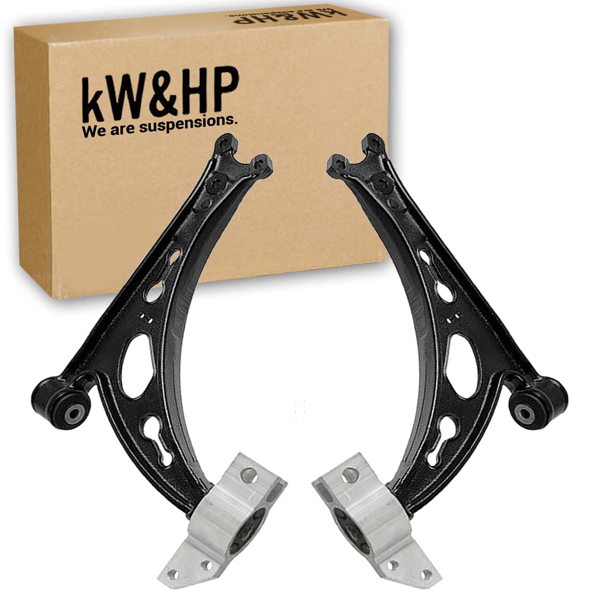 KIT 4PZ COPPIA BRACCETTI OSCILLANTI E BIELLETTE BARRA STABILIZZATRICE ANTERIORI DX/SX PER GOLF V 5, TOURAN, A3, ALTEA