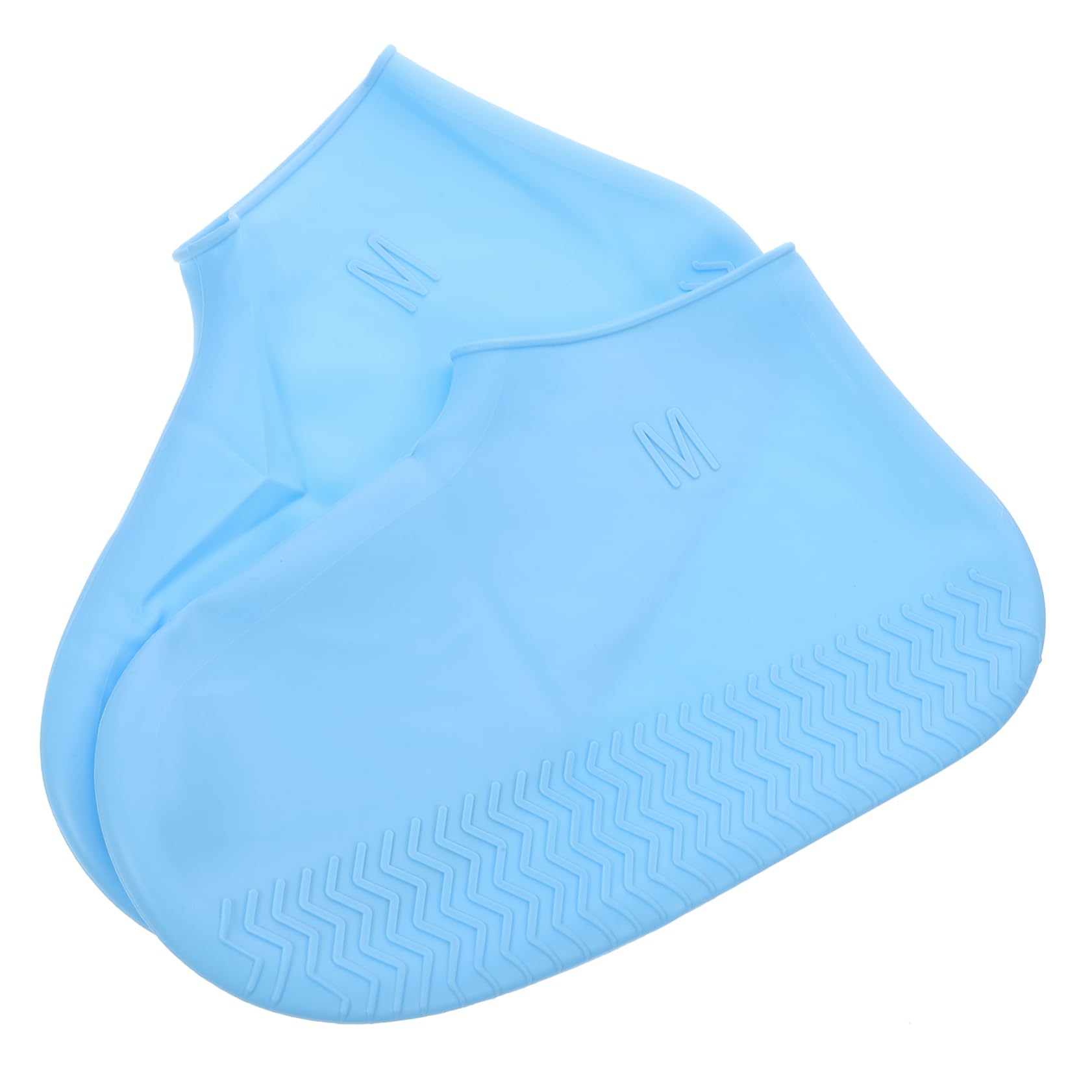 SUPVOX Couvre Chaussures Silicone Imperméable Antidérapant et à Lusure pour Homme et Femme Protection Pluie Réutilisable Protège Chaussures Boue et Eau pour Randonnée Couleur Aléatoire